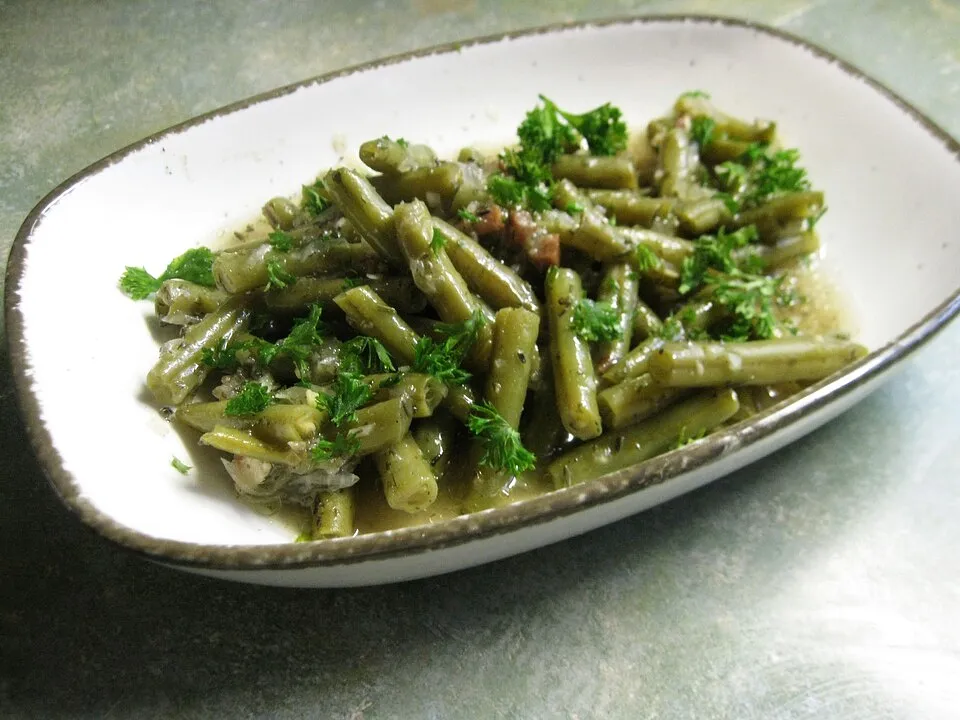 Bohnensalat mit Vinaigrette